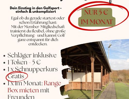 5€ im Monat für Golf – ernsthaft?!