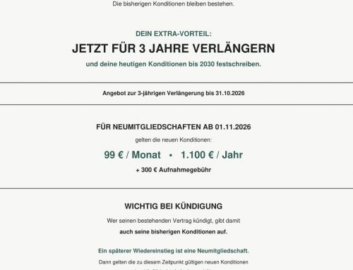 2027 bleibt dein Preis – sichere dir deine heutigen Konditionen bis 2030